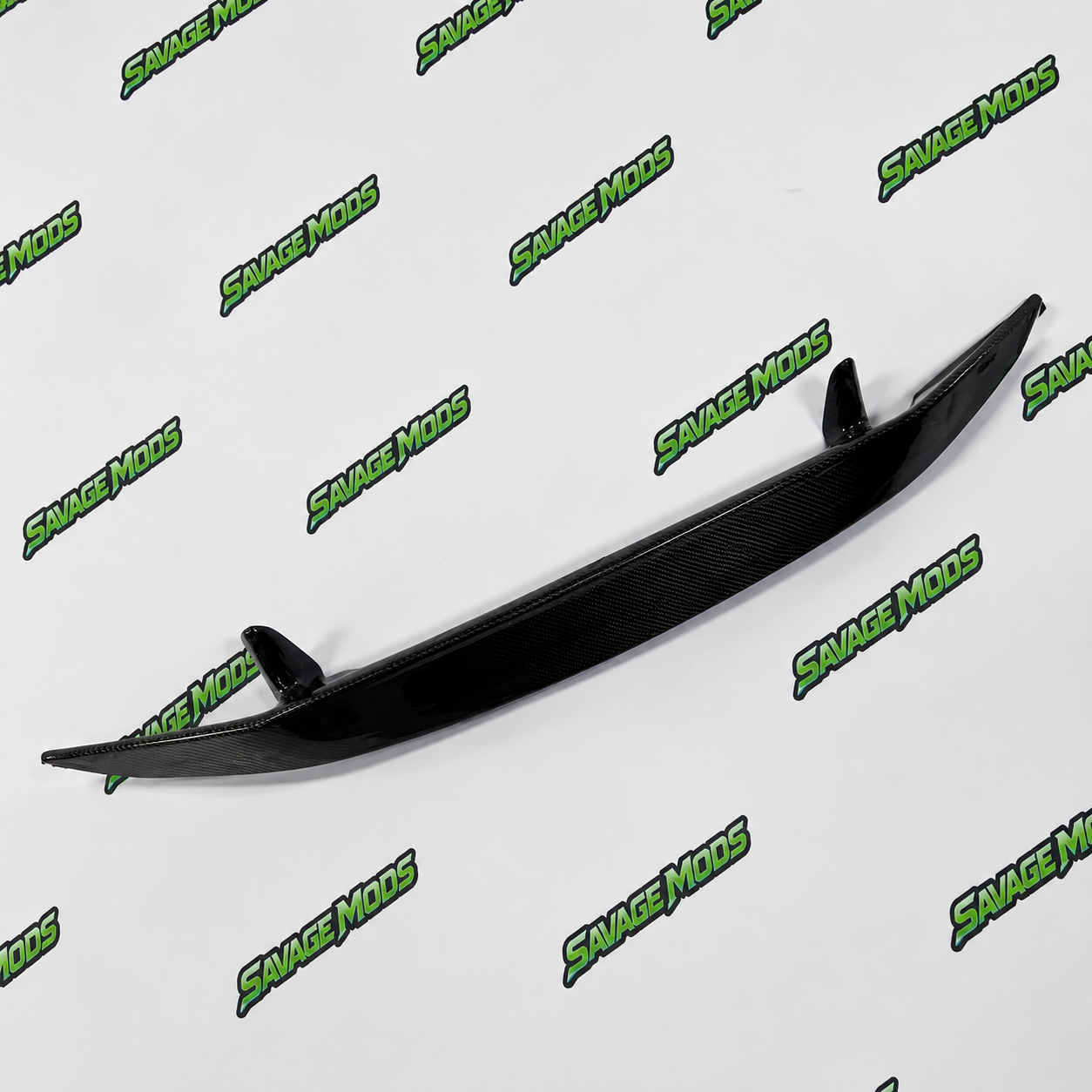 Universal Carbon Fiber Sedan Spoiler With Brake Light | LED Sport Wing