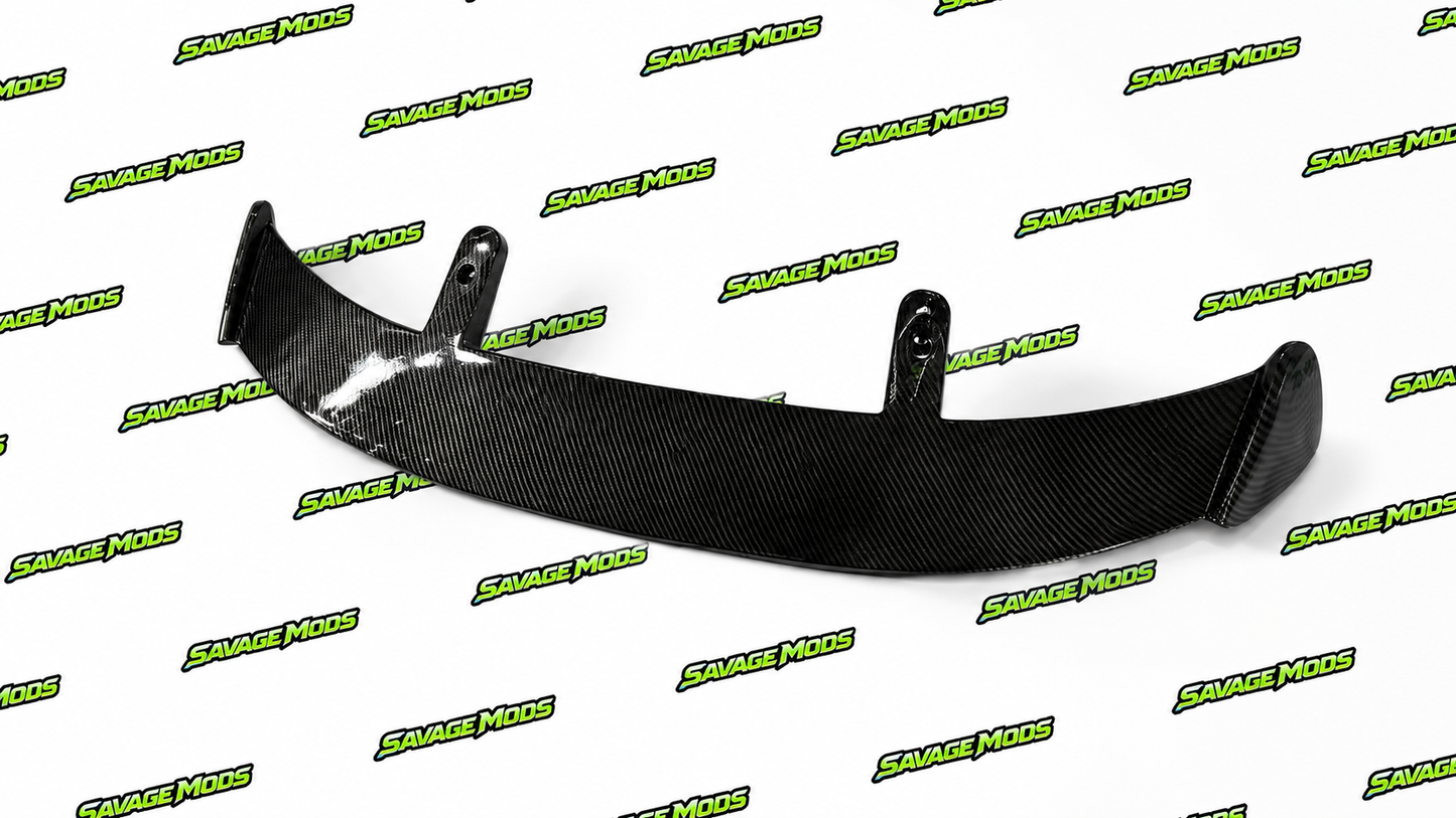 Universal hatchback spoiler carbon fiber