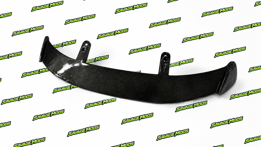 Universal hatchback spoiler carbon fiber