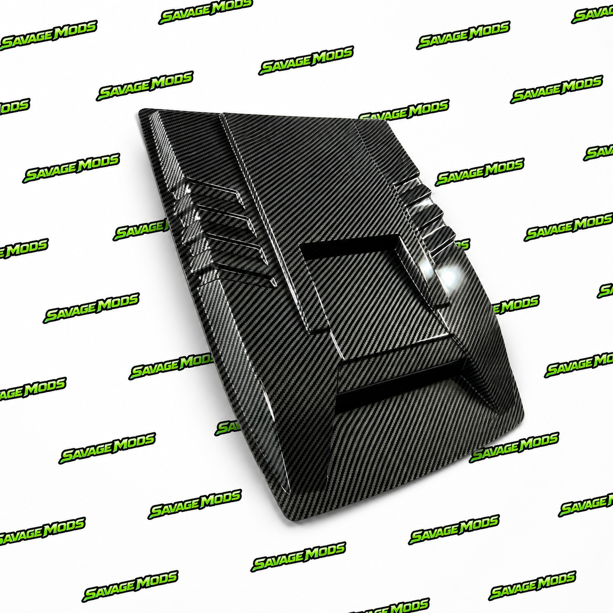 Universal Hood Scoop | Premium Carbon Finish