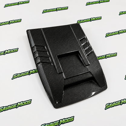 Universal Hood Scoop | Premium Carbon Finish