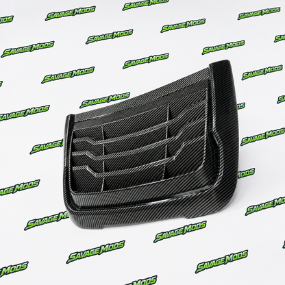 Universal Hood Scoop Premium Carbon Finish | Bonnet Styling Upgrade