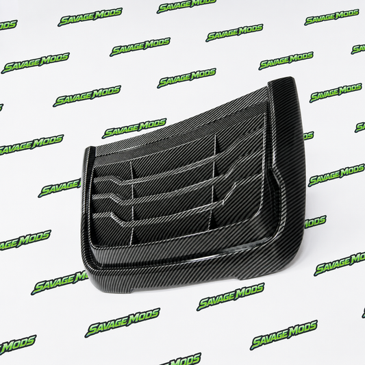 Universal Hood Scoop Premium Carbon Finish | Bonnet Styling Upgrade