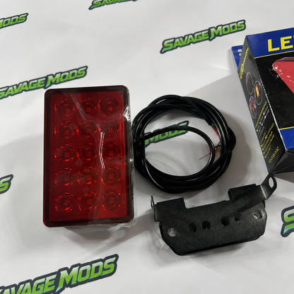 15-LED F1 Style Rear Brake Light | Universal Red LED