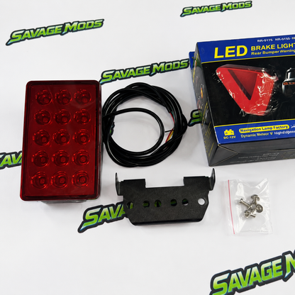 15-LED F1 Style Rear Brake Light | Universal Red LED