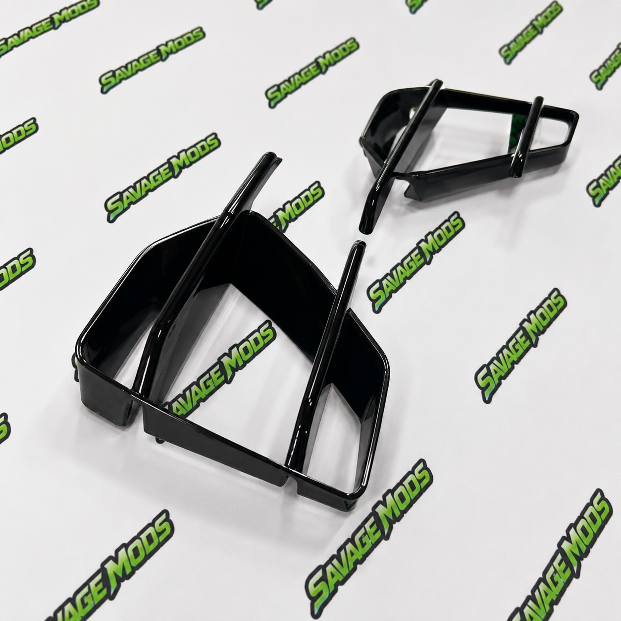 VW Virtus Fog Lamp Covers | Gloss Black 2-Piece Set