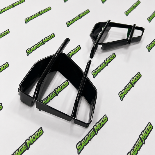 VW Virtus Fog Lamp Covers | Gloss Black 2-Piece Set