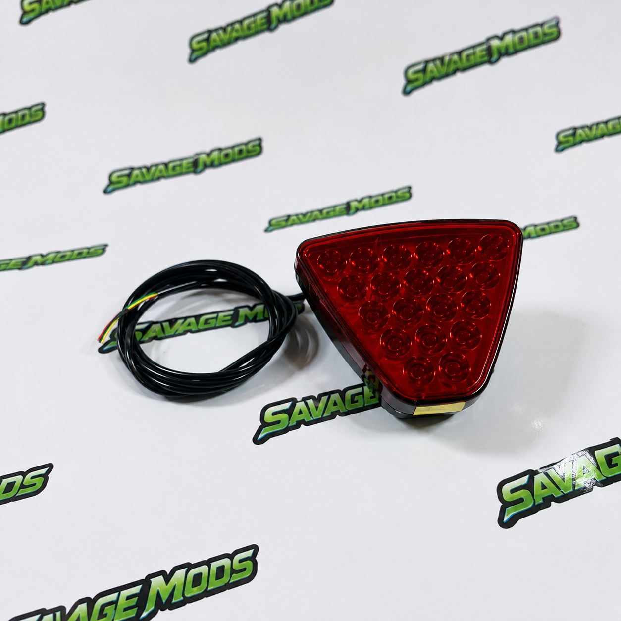F1 Triangular LED Rain Flasher | Universal Rear Brake Light