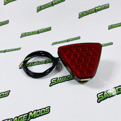F1 Triangular LED Rain Flasher | Universal Rear Brake Light