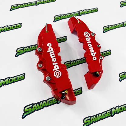 Brembo-Style ABS Brake Caliper Covers – Sport & Classic Designs | Universal Fit