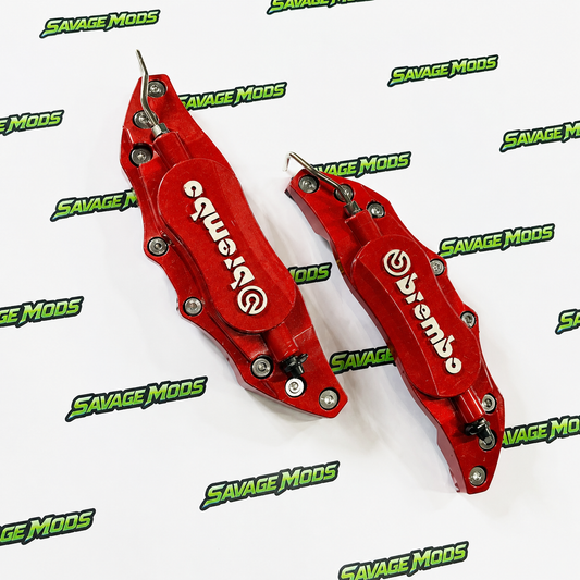Brembo-Style Metal Brake Caliper Covers – Sport & Classic Designs | Universal Fit