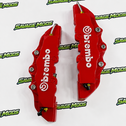 Brembo-Style ABS Brake Caliper Covers – Sport & Classic Designs | Universal Fit