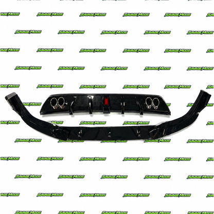 Hyundai Verna Splitter & Diffuser Combo | Aftermarket Sporty Upgrade Fits For 2023+ Models