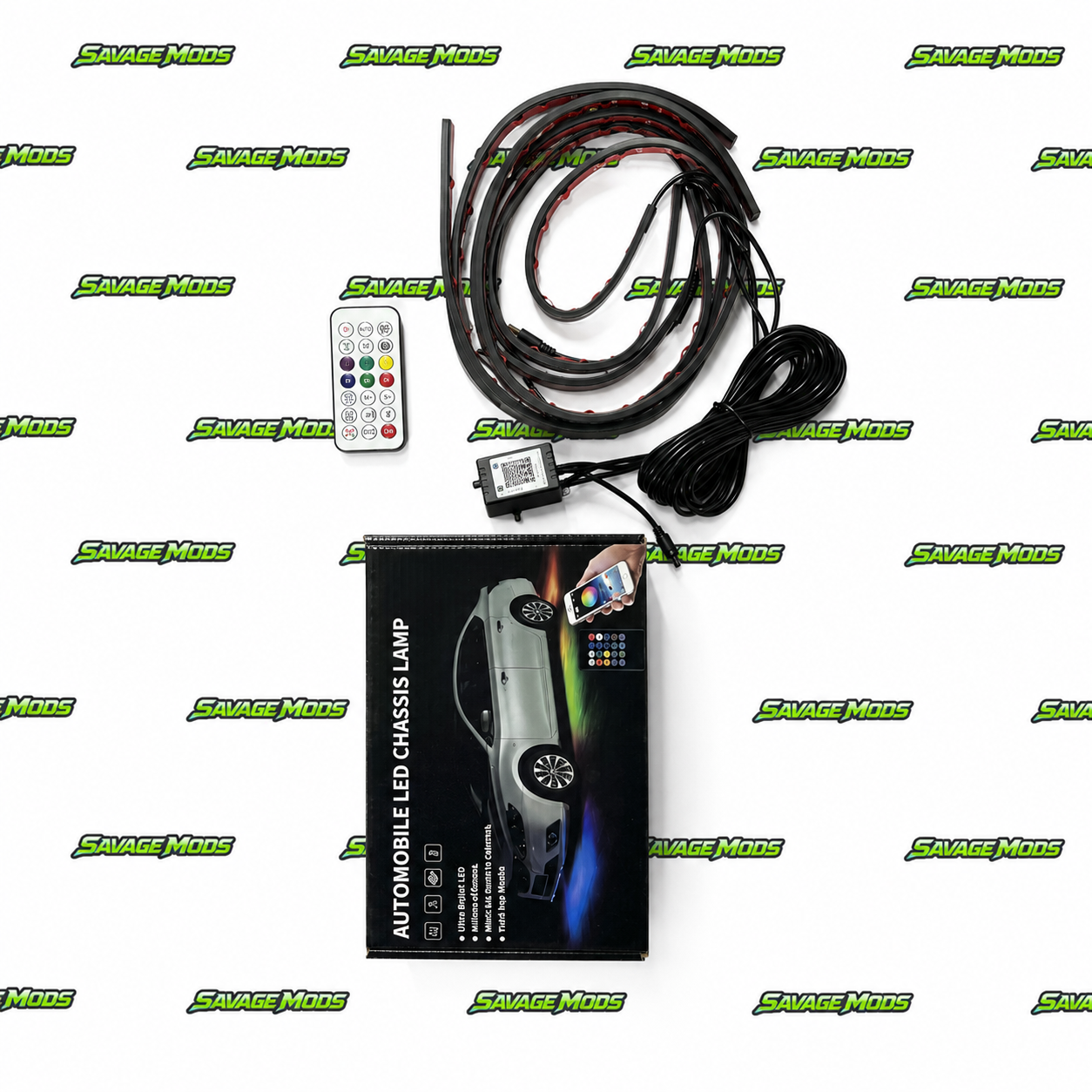 K4 Matrix Underbody LED Light Kit | 4-Piece RGB Underglow