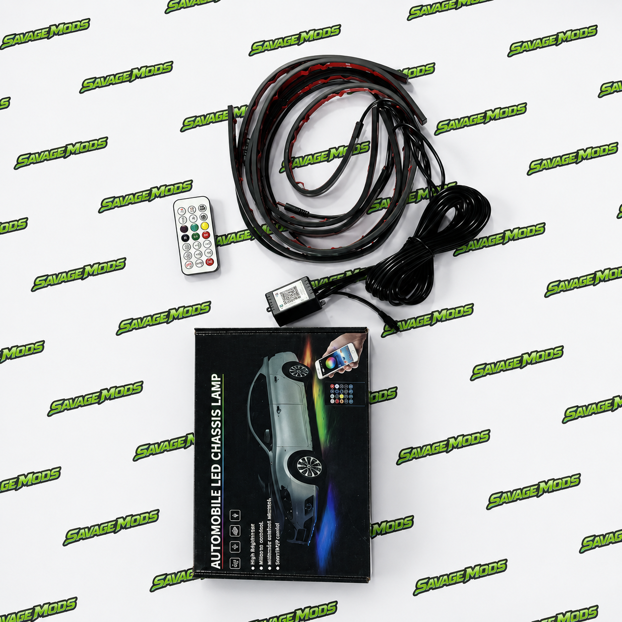 K4 Matrix Underbody LED Light Kit | 4-Piece RGB Underglow