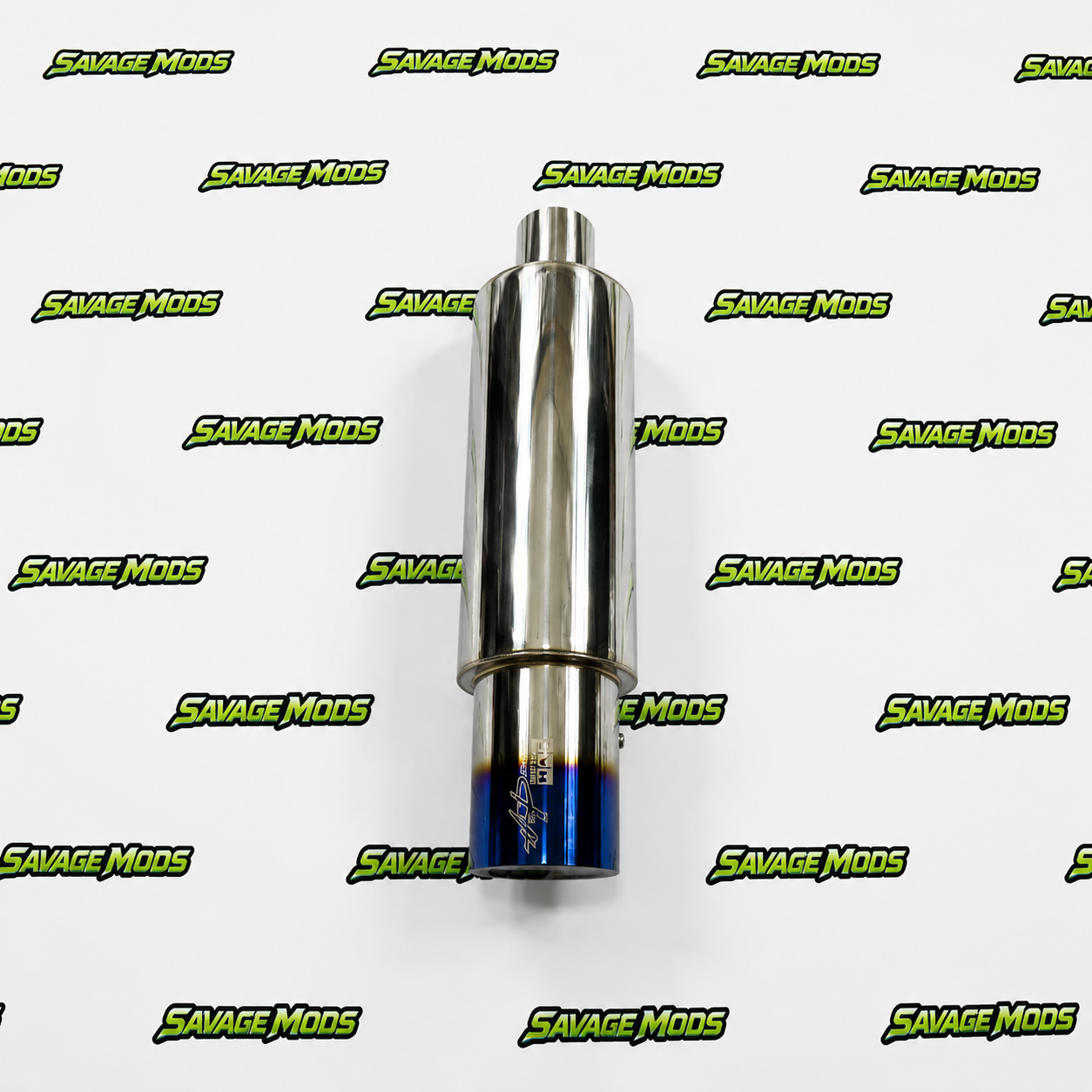 HKS Single Tip Exhaust | Universal Aftermarket Burnt Tip Free Flow Muffler