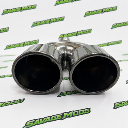 HKS Dual Exhaust Tip (Black Chrome) | Dual Muffler Tip | Universal Fit Price history