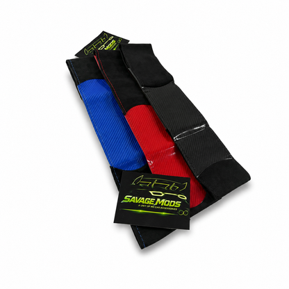 arbon Fiber + Alcantara Steering Wheel Cover  Universal Sporty Grip