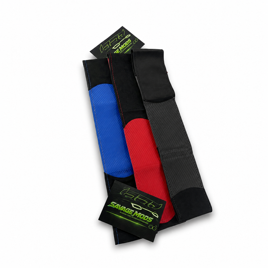arbon Fiber + Alcantara Steering Wheel Cover  Universal Sporty Grip