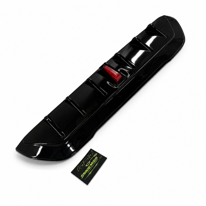Toyota Hyryder Rear Bumper Diffuser with F1 Style Light 6 Fin Design