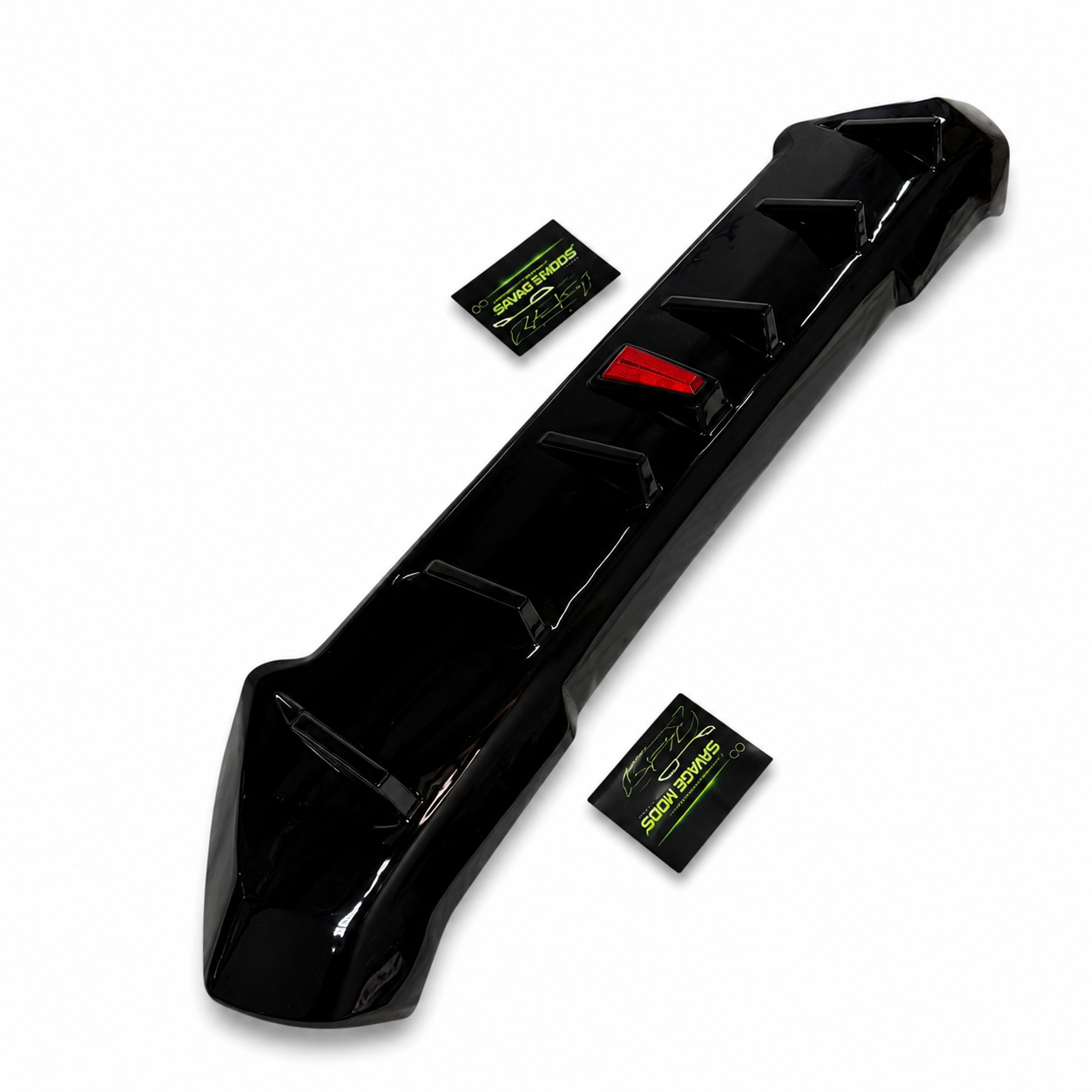 Toyota Hyryder Rear Bumper Diffuser with F1 Style Light 6 Fin Design
