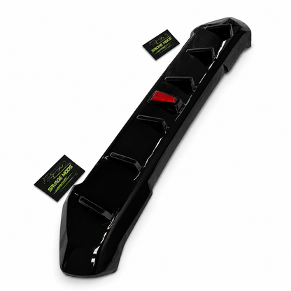 Toyota Hyryder Rear Bumper Diffuser with F1 Style Light 6 Fin Design