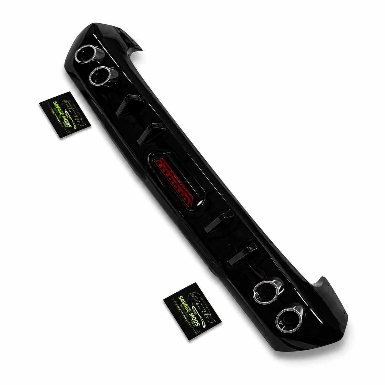 Suzuki Brezza Rear Diffuser Dummy Exhaust Tips | 2022+