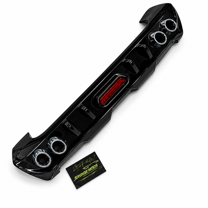 Suzuki Brezza Rear Diffuser Dummy Exhaust Tips | 2022+