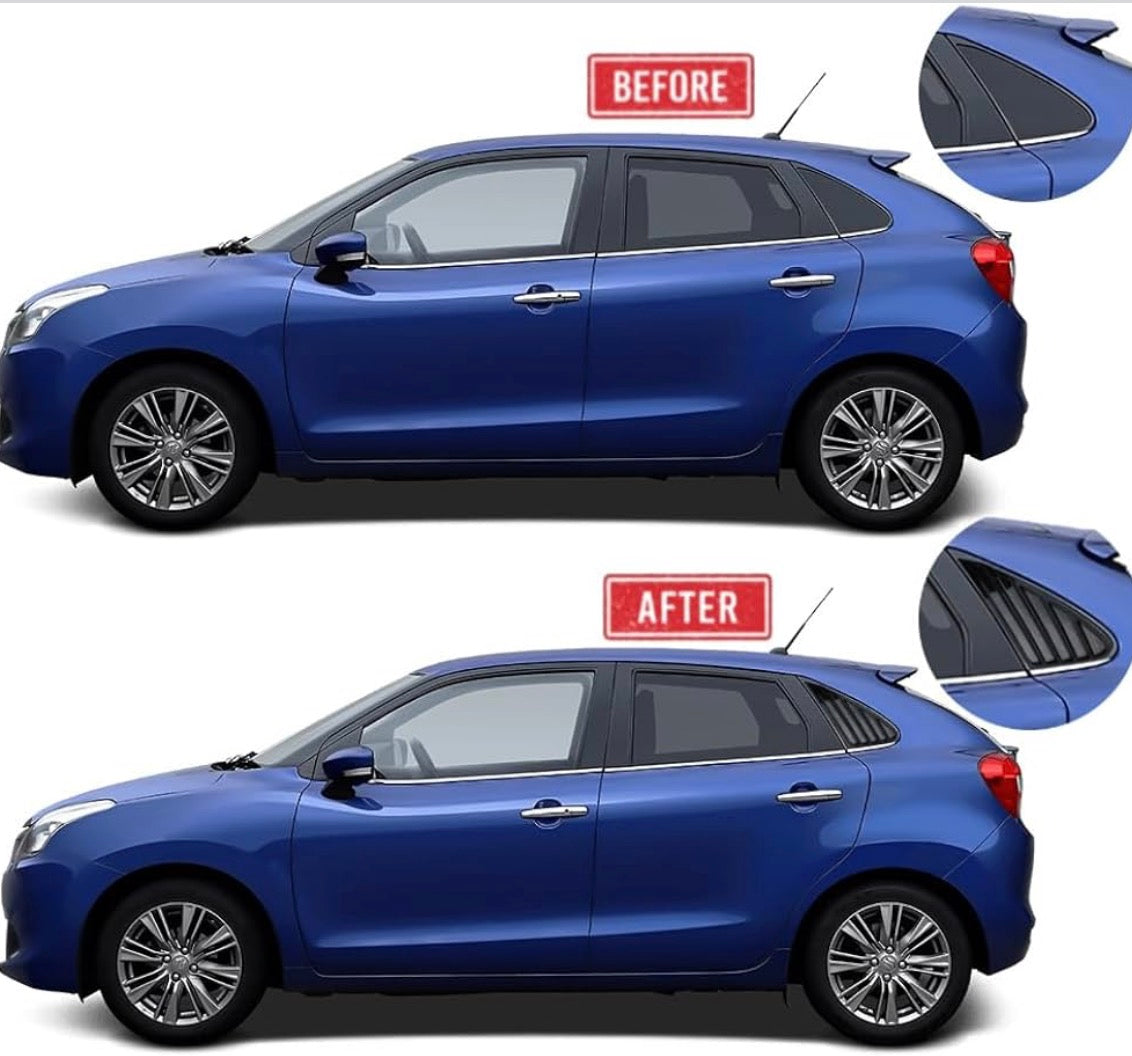 Baleno & Glanza Window Louvers | 2015–2021 | 2-Piece Set