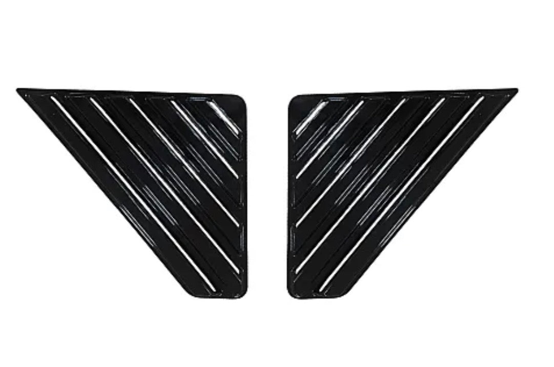 Mahindra Thar Roxx Quarter Window Louvers | 2024+ | Gloss Black