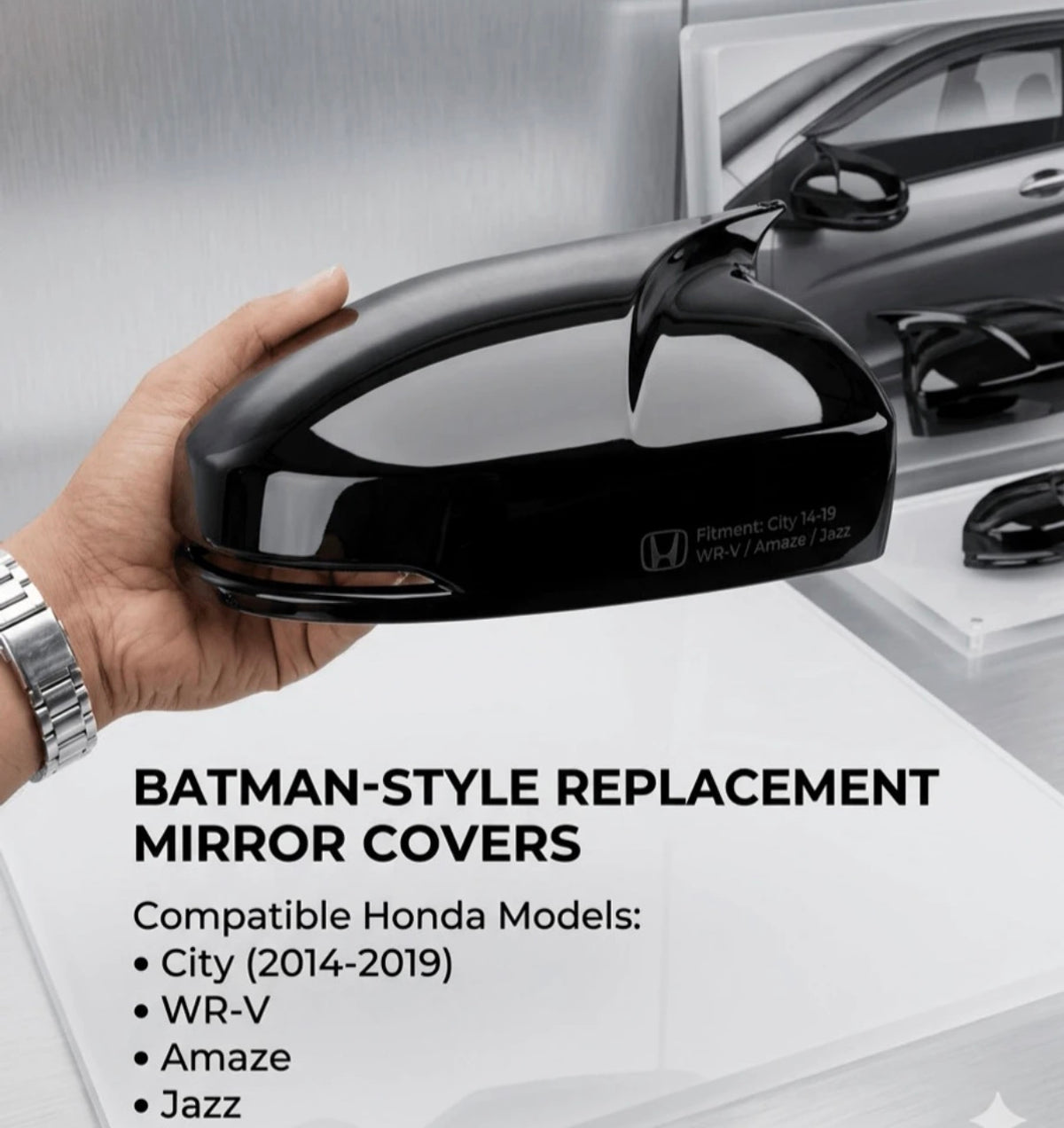 Honda City, WR-V, Amaze & Jazz Batman Mirror Covers
