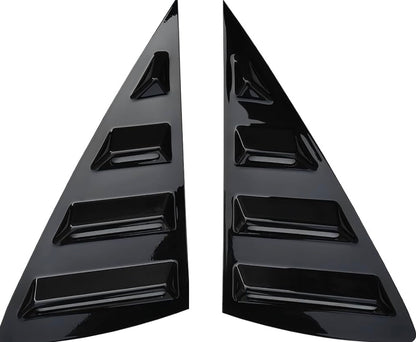 Hyundai Verna Quarter Window Louvers | 2017–2022 | Gloss Black