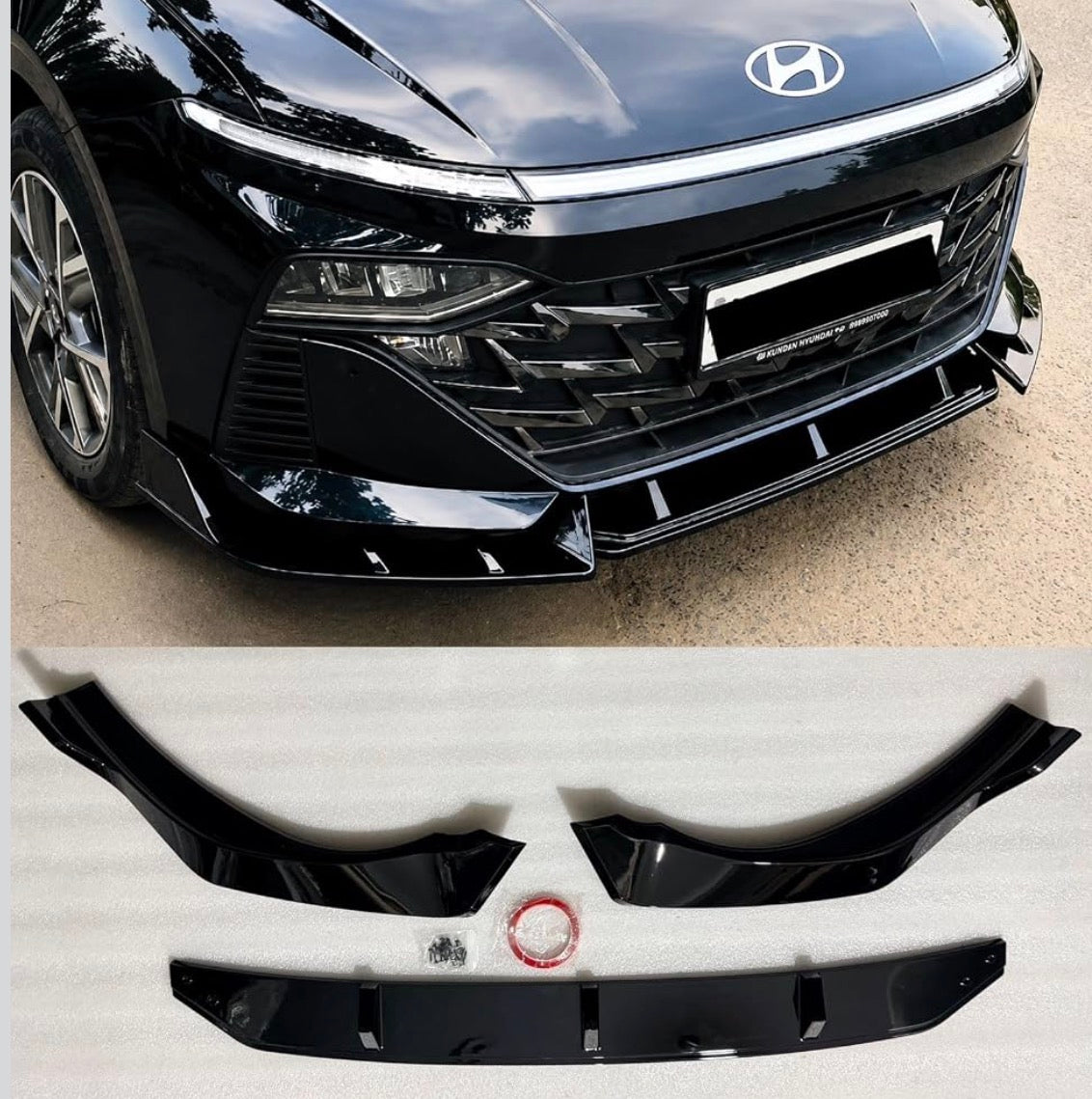 Hyundai Verna Front Splitter | 2018+ | ABS
