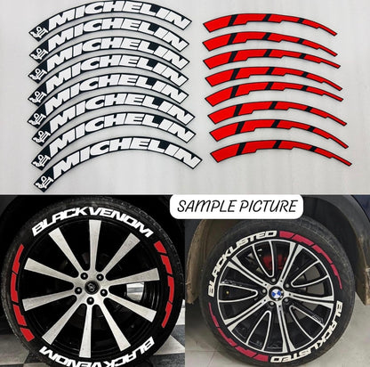 Michelin Tyre Stickers | Universal Car Styling