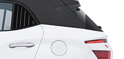 Hyundai Creta Quarter Window Louvers | 2020+ | Gloss Black