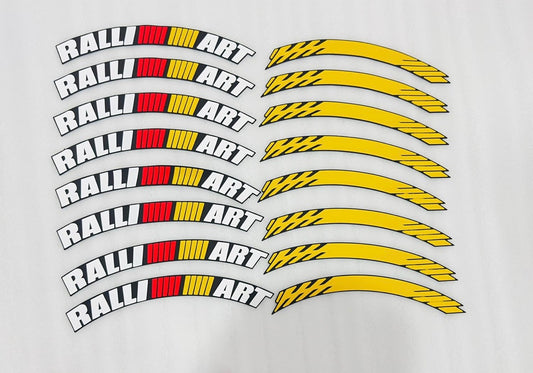 Rally Art Tyre Stickers | Universal Car Styling