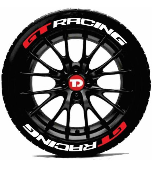 GT Racing Tyre Stickers | Universal Car Styling