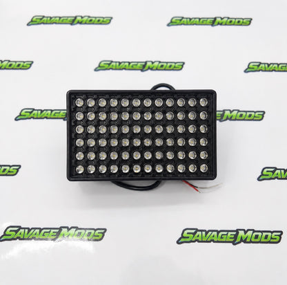 Universal F1 Style Rear Light | 72 LED | Smoked