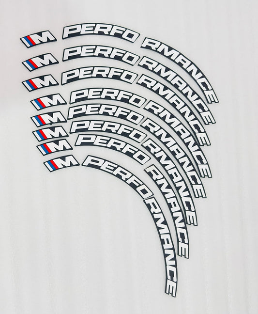 M Performance Tyre Stickers | Universal Car Styling