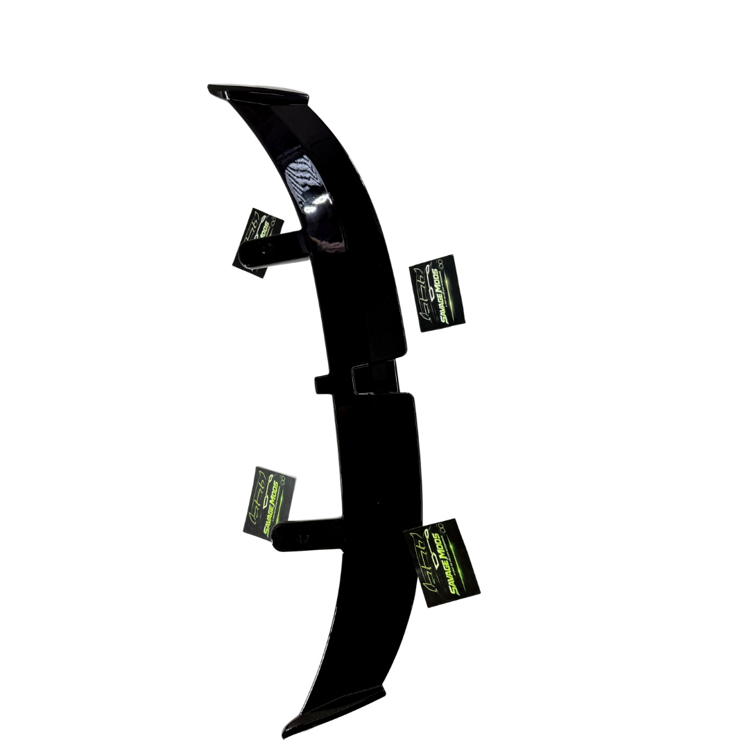 V-Cut Sleek Hatchback Spoiler | Sporty Rear Wing